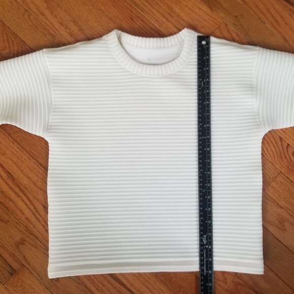 Zella white ribbed sweater XL - Picture 7 of 7